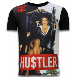 Local Fanatic Hu$tler digital rhinestone t-shirt