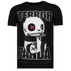 Local Fanatic Terror panda rhinestone t-shirt
