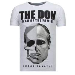 Local Fanatic The don skull rhinestone t-shirt