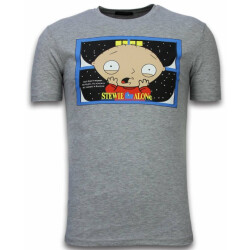 Local Fanatic Stewie home alone t-shirt