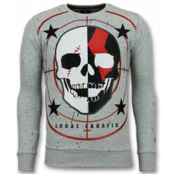 Local Fanatic Skull trui god of war sweater