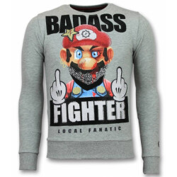 Local Fanatic Mario trui fight club sweater