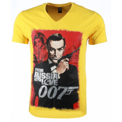 Local Fanatic T-shirt james bond from russia 007