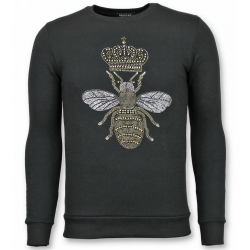 Tony Backer Rhinestone trui master bee sweater