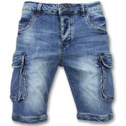 Enos Korte spijkerbroek shorts spijker