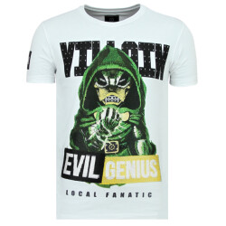 Local Fanatic Villain duck strakke t-shirt