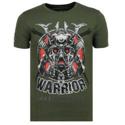 Local Fanatic Savage samurai print t-shirt