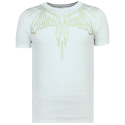 Local Fanatic Eagle glitter strakke t-shirt