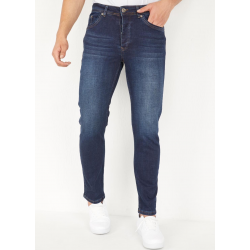 True Rise Regular fit jeans donker