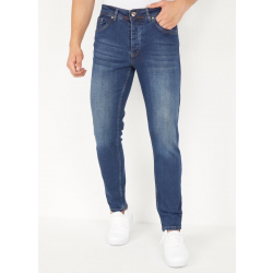 True Rise Donker jeans regular fit