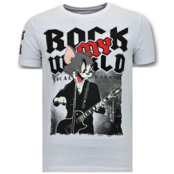 Local Fanatic T-shirt rock my world cat