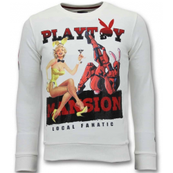 Local Fanatic Sweater the playtoy mansion