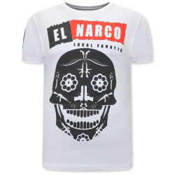 Local Fanatic Shirts met print el narco