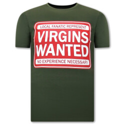 Local Fanatic Shirt met print virgins wanted