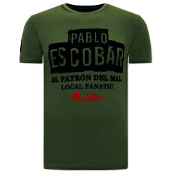 Local Fanatic T-shirt met print el patron