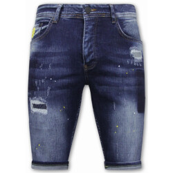 Local Fanatic Korte broek met verfspatten 1051