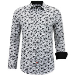 Tony Backer Satijn dierenprint zwart