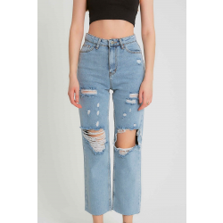 Robin-Collection Ripped jeans high waist d83616