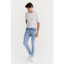 Cup of Joe Leo heren slim-fit jeans sky light blue