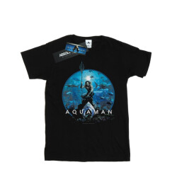 Li-cense Dc comics heren aquaman cirkel poster t-shirt