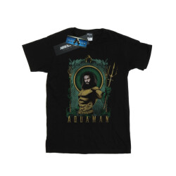Li-cense Dc comics heren aquaman ingelijst drietand t-shirt