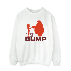 Li-cense Disney heren big hero 6 baymax fist bump cutout sweatshirt