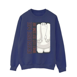 Li-cense Disney heren big hero 6 baymax excuse me wat lucht sweatshirt