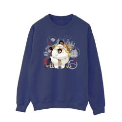 Li-cense Disney heren big hero 6 baymax groep knuffel sweatshirt