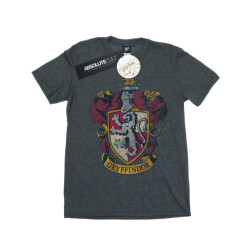 Li-cense Harry potter dames gryffindor distressed crest cotton boyfriend t-shirt