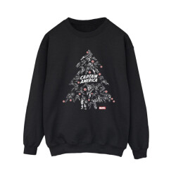 Li-cense Marvel dames captain america kerstboom sweatshirt