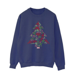 Li-cense Marvel dames avengers kerstboom sweatshirt