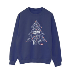Li-cense Marvel dames captain america kerstboom sweatshirt