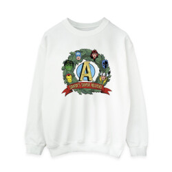 Li-cense Marvel dames santa´s super helpers sweatshirt