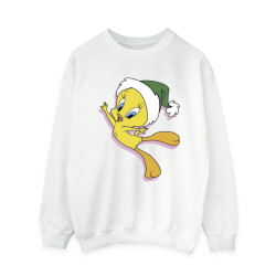 Li-cense Looney tunes dames tweety kerstmuts sweatshirt