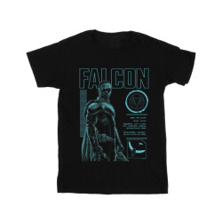 Li-cense Marvel heren the falcon and the winter soldier falcon bio t-shirt