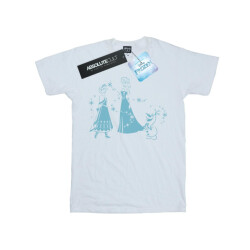 Li-cense Disney heren frozen magic snowflakes t-shirt