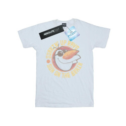 Li-cense Disney heren frozen olaf zon op de hersenen t-shirt