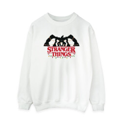 Li-cense Netflix dames stranger things demogorgon kerstverlichting sweatshirt