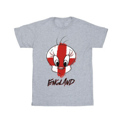 Li-cense Looney tunes meisjes tweety engeland gezicht katoenen t-shirt