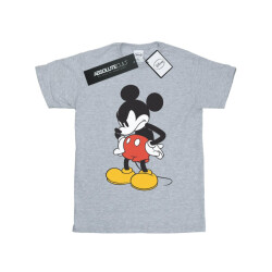 Li-cense Disney meisjes mickey mouse boze blik naar beneden katoenen t-shirt