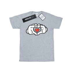 Li-cense Disney meisjes mickey mouse hart handen katoenen t-shirt
