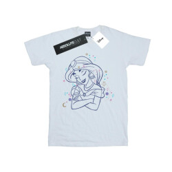 Li-cense Disney meisjes aladdin prinses jasmine sterrenbeeld katoenen t-shirt