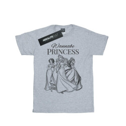 Li-cense Disney princess meisjes wannabe prinses katoenen t-shirt