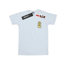Li-cense Star wars meisjes c-3po i´m a rebel borst bedrukt katoenen t-shirt