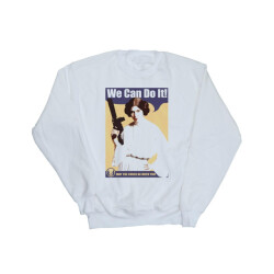 Li-cense Star wars dames a new hope leia we can do it sweatshirt
