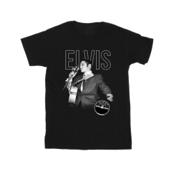 Li-cense Elvis heren logo portret t-shirt