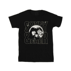 Li-cense Sonny & cher heren cirkel foto t-shirt