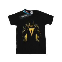 Li-cense Dc comics meisjes shazam bliksem silhouet katoenen t-shirt