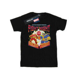 Li-cense Marvel heren fight night iron man vs thanos t-shirt