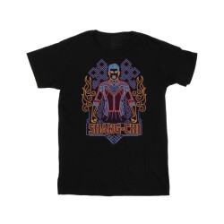 Li-cense Marvel meisjes shang-chi en de legende van de tien ringen neon katoenen t-shirt